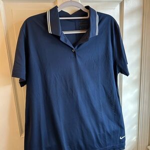 Nike Women’s Dri-Fit Golf Polo Shirt in Deep Blue